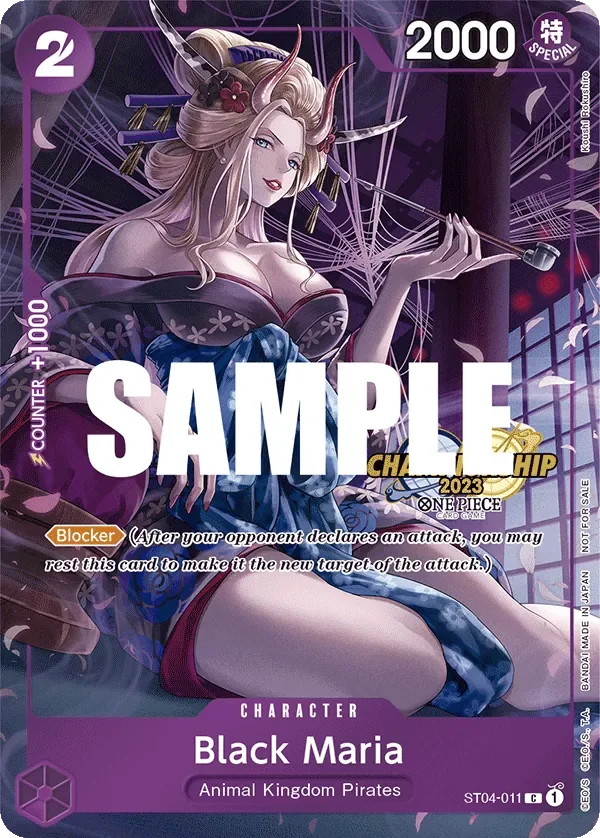 Black Maria 「ST04-011」 — Championship 2023 Celebration Pack「EN」