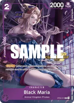 Black Maria 「ST04-011」 — Championship 2023 Celebration Pack「EN」