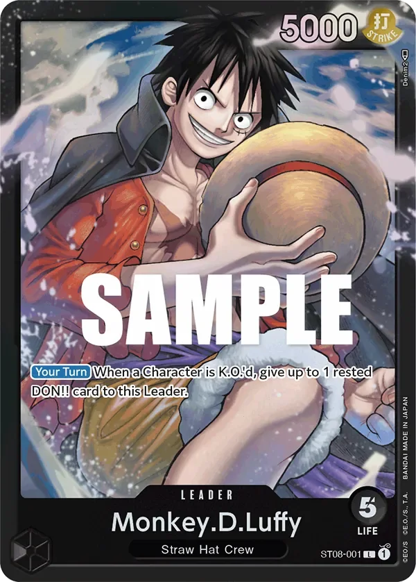 Monkey.D.Luffy 「ST08-001」「EN」