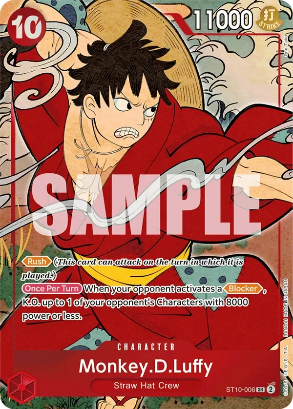 Monkey.D.Luffy 「ST10-006」 — English Version 1st Anniversary Set「EN」