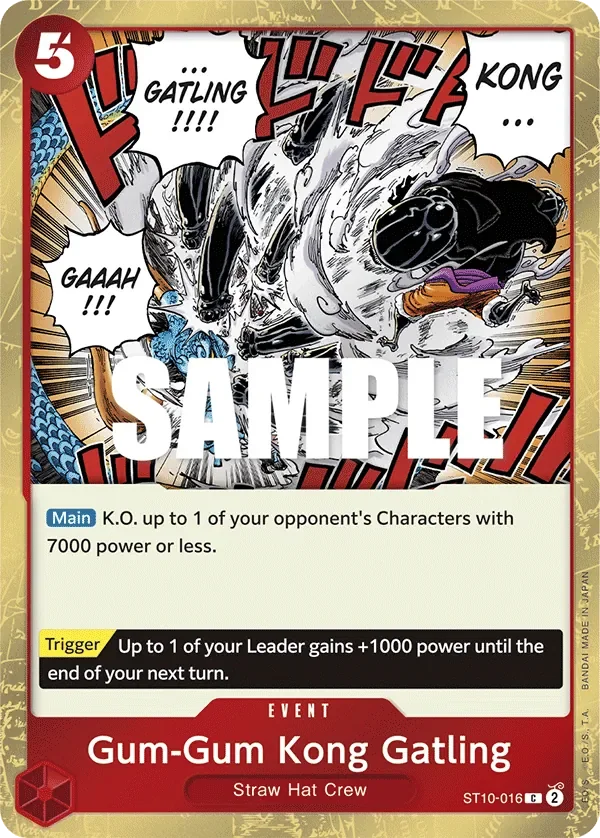 Gum-Gum Kong Gatling 「ST10-016」「EN」