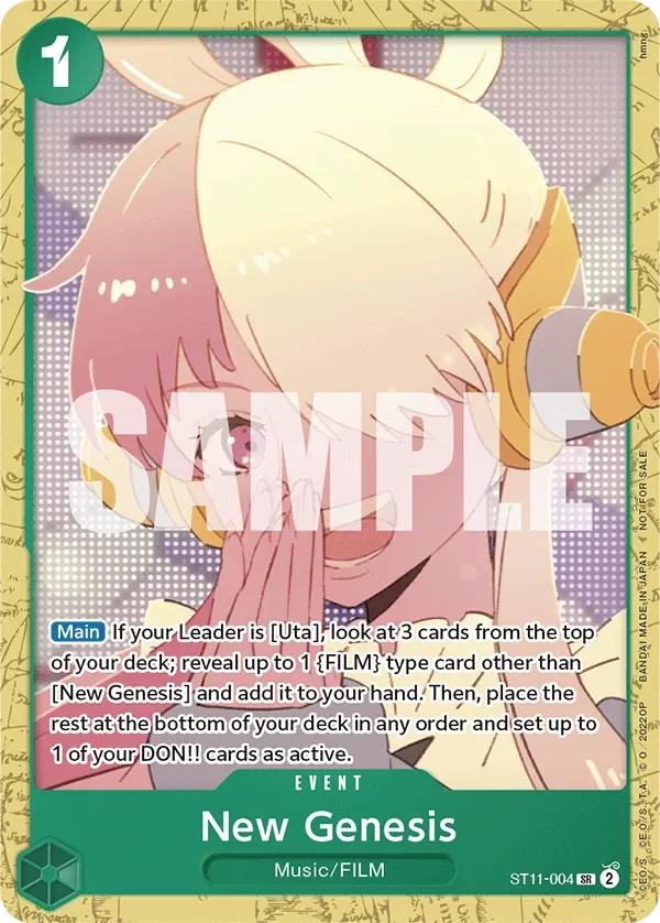 New Genesis 「ST11-004」 — Uta Deck Battle Participation Pack「EN」