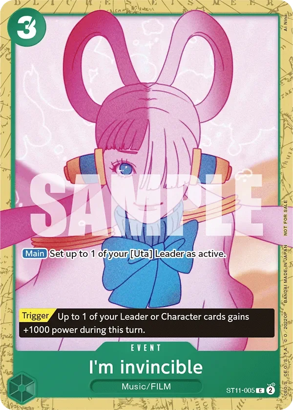 I'm invincible 「ST11-005」 — Uta Deck Battle Participation Pack「EN」