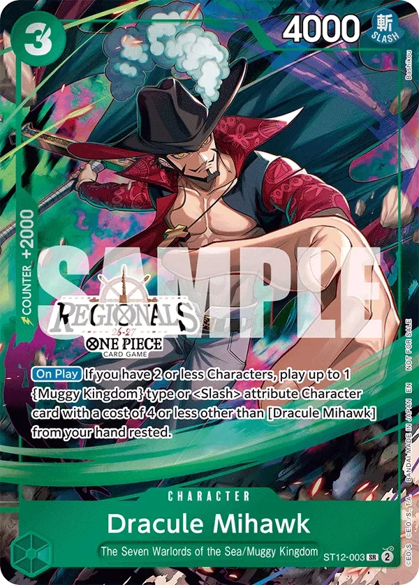 Dracule Mihawk 「ST12-003」 — Regional Participation Pack 2026 Vol.1 aa「EN」