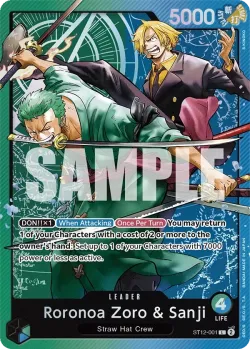 Roronoa Zoro & Sanji 「ST12-001」「EN」