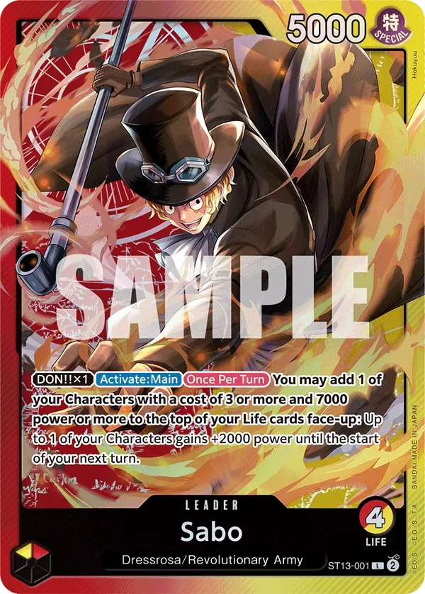 Sabo 「ST13-001」「EN」