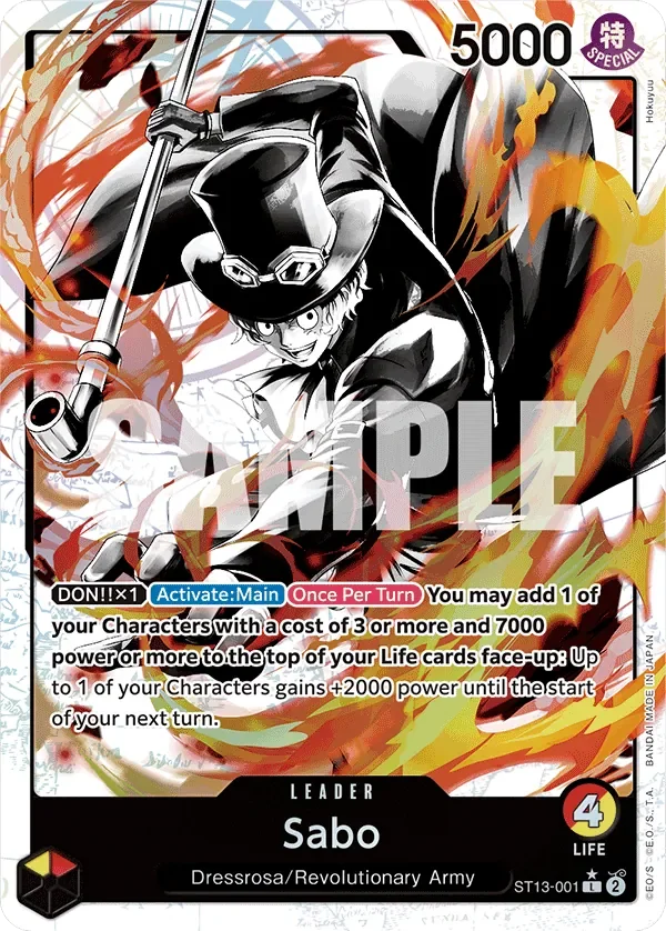 Sabo 「ST13-001」 — Ultra Deck: The Three Brothers「EN」