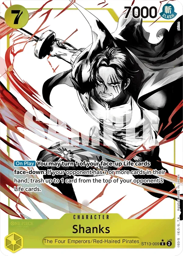 Shanks 「ST13-009」 — Ultra Deck: The Three Brothers「EN」