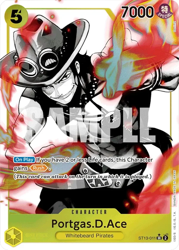 Portgas.D.Ace 「ST13-011」 — Ultra Deck: The Three Brothers「EN」