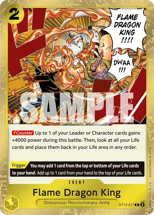 Flame Dragon King 「ST13-017」「EN」