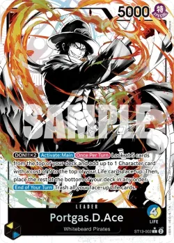 Portgas.D.Ace 「ST13-002」 — Ultra Deck: The Three Brothers「EN」