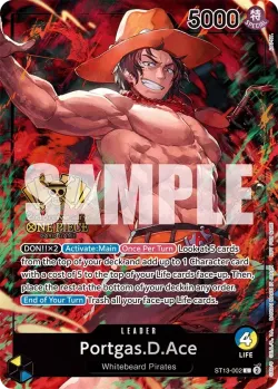 Portgas.D.Ace 「ST13-002」 — Prize Cards aa「EN」