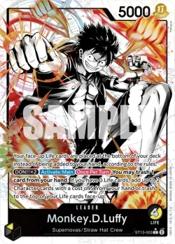 Monkey.D.Luffy 「ST13-003」 — Ultra Deck: The Three Brothers「EN」