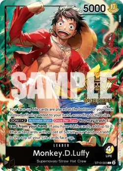 Monkey.D.Luffy 「ST13-003」 — Prize Cards aa「EN」