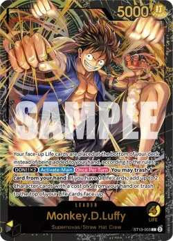 Monkey.D.Luffy 「ST13-003」 — Premium Card Collection -Leader Collection-「EN」