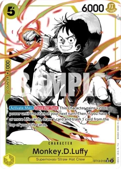 Monkey.D.Luffy 「ST13-015」 — Ultra Deck: The Three Brothers「EN」
