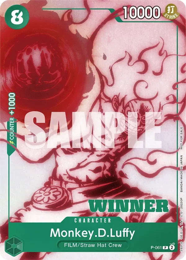 Monkey.D.Luffy 「P-061」 — Prize Cards fa「EN」