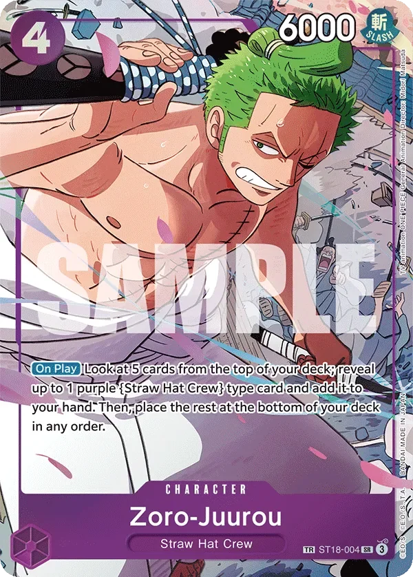 Zoro-Juurou 「ST18-004」 — Emperors in the New World aa「EN」