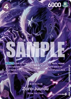Zoro-Juurou 「ST18-004」 — Legacy of the Master「EN」