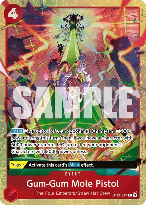 Gum-Gum Mole Pistol 「ST21-017」 — Premium Card Collection -Best Selection Vol.5- aa「EN」