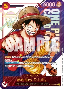 Monkey.D.Luffy 「ST21-014」 — 3rd Anniversary! Treasure Campaign Pack serial「EN」