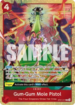Gum-Gum Mole Pistol 「ST21-017」 — Premium Card Collection -Best Selection Vol.5- aa「EN」