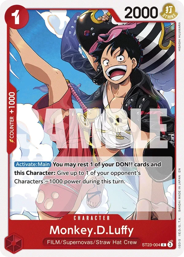 Monkey.D.Luffy 「ST23-004」「EN」