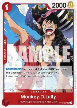 Monkey.D.Luffy 「ST23-004」「EN」