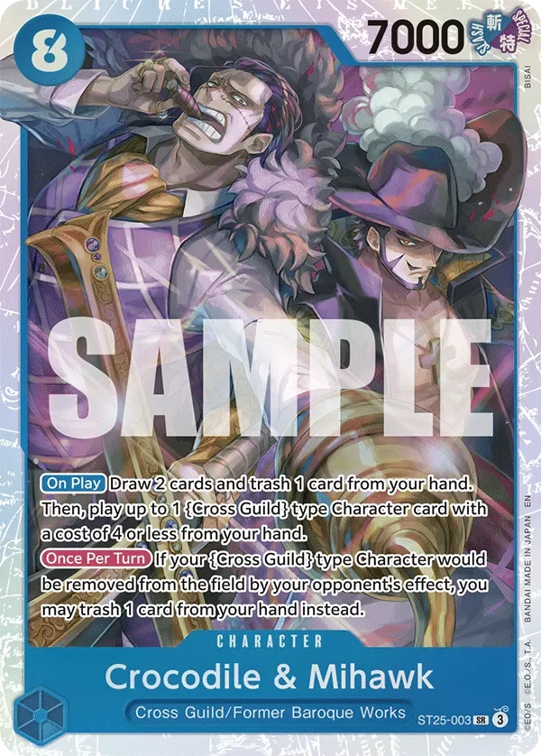 Crocodile & Mihawk 「ST25-003」「EN」