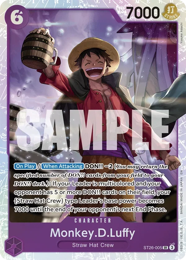 Monkey.D.Luffy 「ST26-005」「EN」