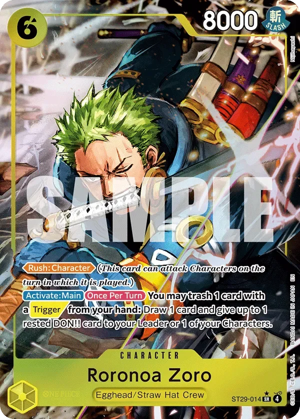 Roronoa Zoro 「ST29-014」 — Egghead fa「EN」