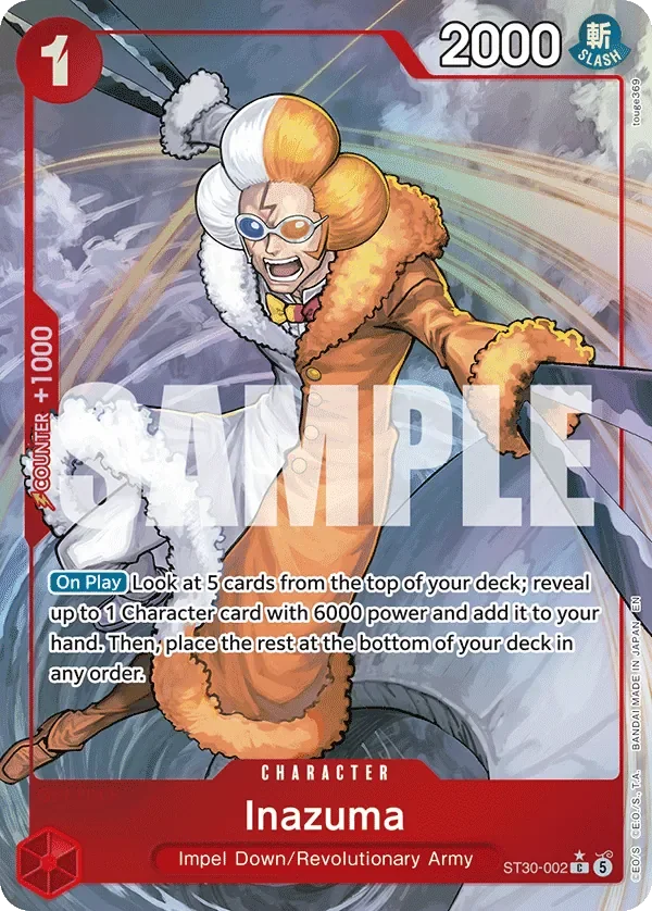 Inazuma 「ST30-002」 — EX Luffy & Ace fa 「EN」