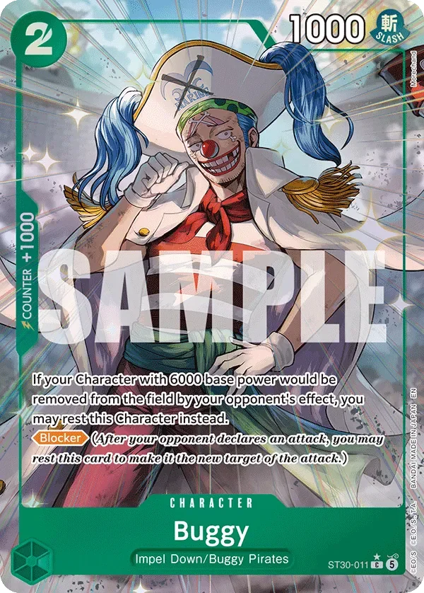 Buggy 「ST30-011」 — EX Luffy & Ace fa 「EN」
