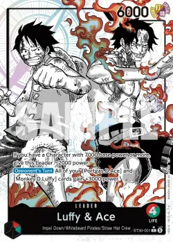 Luffy & Ace 「ST30-001」 — EX Luffy & Ace 「EN」