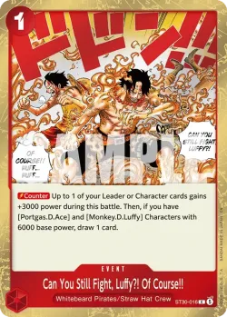 Can You Still Fight, Luffy?! Of Course!! 「ST30-016」「EN」