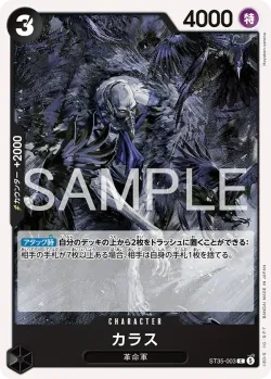 カラス 「ST35-003」「JP」