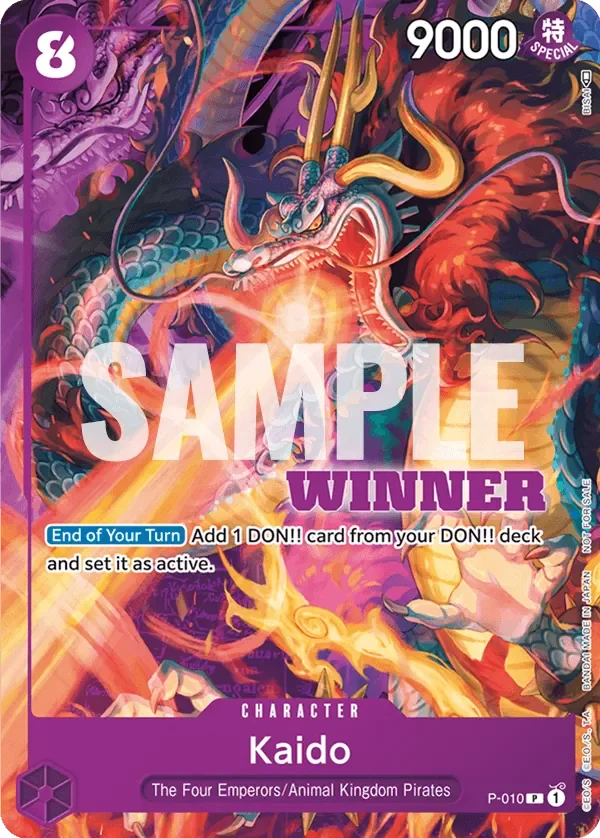 Kaido 「P-010」 — Tournament Pack Vol.1 win「EN」