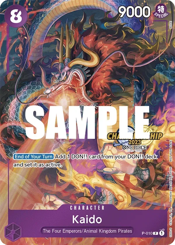 Kaido 「P-010」 — Championship 2023 Celebration Pack「EN」