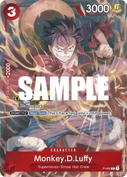 Monkey.D.Luffy 「P-006」 — Championship 2023 Celebration Pack「EN」