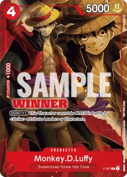 Monkey.D.Luffy 「P-007」 — Tournament Pack Vol.1 win「EN」