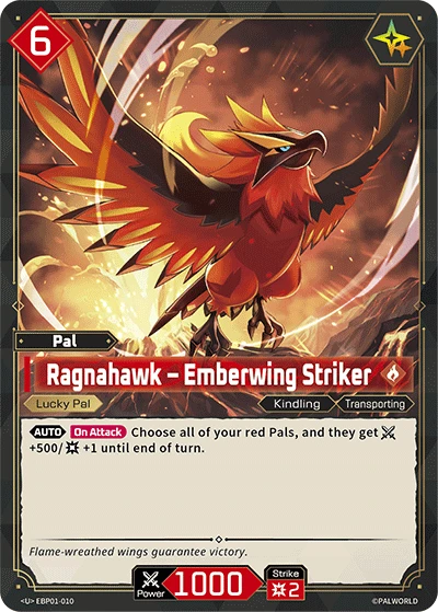 Ragnahawk – Emberwing Striker #EBP01-010 · Palworld TCG