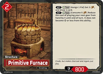 Primitive Furnace #EBP01-016 · Palworld TCG