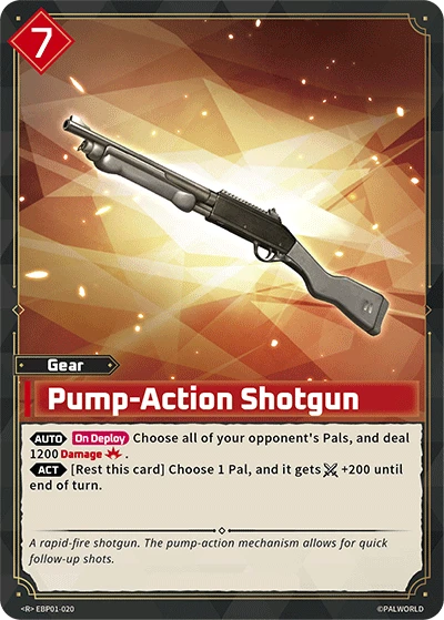 Pump-Action Shotgun #EBP01-020 · Palworld TCG