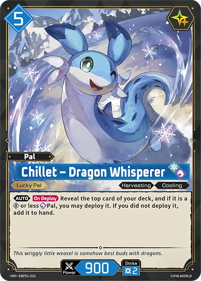 Chillet – Dragon Whisperer #EBP01-025 · Palworld TCG