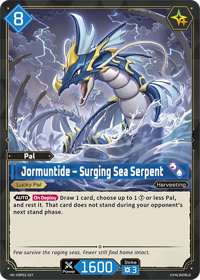 Jormuntide – Surging Sea Serpent #EBP01-027 · Palworld TCG