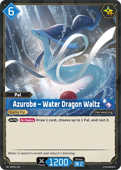 Azurobe – Water Dragon Waltz #EBP01-029 · Palworld TCG