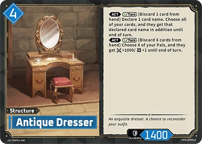 Antique Dresser #EBP01-040 · Palworld TCG