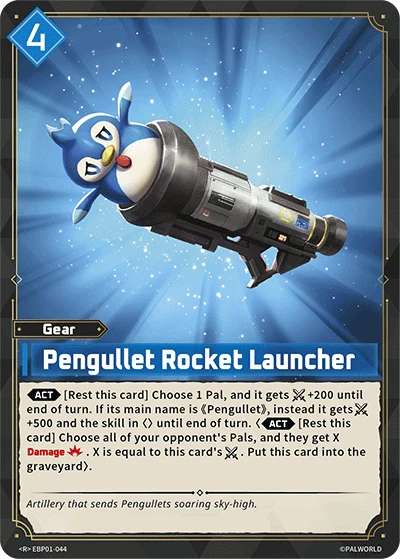 Pengullet Rocket Launcher #EBP01-044 · Palworld TCG
