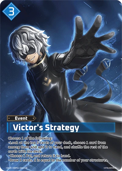 Victor's Strategy #EBP01-046OSR · Palworld TCG