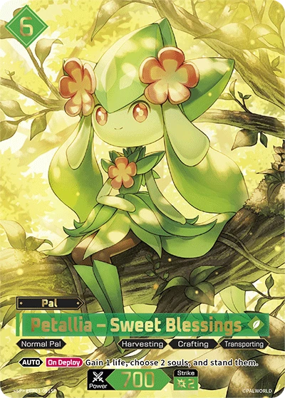 Petallia – Sweet Blessings #EBP01-051SP · Palworld TCG